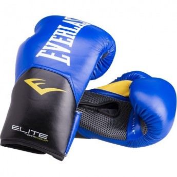 Перчатки тренировочные EVERLAST ELITE PROSTYLE 14oz синие Перчатки тренировочные EVERLAST ELITE PROSTYLE 14oz синие
