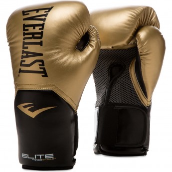 Перчатки тренировочные EVERLAST ELITE PROSTYLE 8oz золотые Перчатки тренировочные EVERLAST ELITE PROSTYLE 8oz золотые
