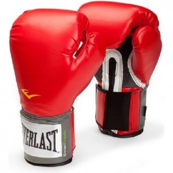 Перчатки тренировочные EVERLAST PU PRO STYLE ANTI-MB 10oz красные Перчатки тренировочные EVERLAST PU PRO STYLE ANTI-MB 10oz красные