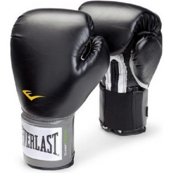 Перчатки тренировочные EVERLAST PU PRO STYLE ANTI-MB 16 oz черные Перчатки тренировочные EVERLAST PU PRO STYLE ANTI-MB 16 oz черные